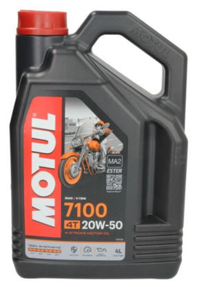 Obrazek Motul 7100 20W50 4L 4T olej syntetyczny olej silnikowy