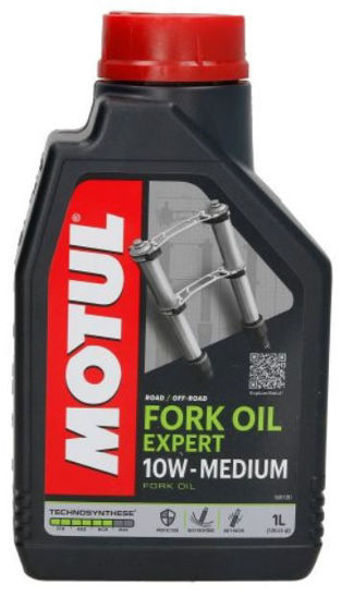 Obrazek Motul Fork Oil Expert 10W 1L Medium olej do teleskopów olej do lag Technosynthese