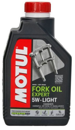 Obrazek Motul Fork Oil Expert 5W 1L Light olej do teleskopów olej do lag  Technosynthese