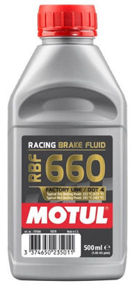 Obrazek Motul RBF660 0,5L Factory Line Racing  DOT4 płyn hamulcowy 325*C