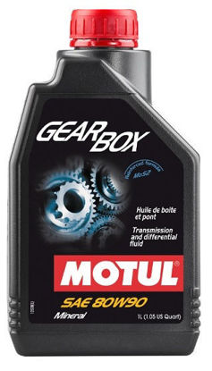 Obrazek Motul GEARBOX 80W90 1L mineralny olej przekładniowy GL-4 GL-5 MOS2