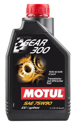 Obrazek Motul GEAR 300 75W90 1L syntetyczny olej przekładniowy GL-4 GL-5