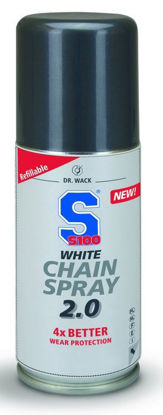 Obrazek S100 White Chain Spray 100 ml biały smar do łańcucha S100 Weisses Ketten 2.0 3451