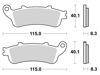 Obrazek 813CM56 Klocki hamulcowe Braking 813 sintered tylne VFR 800 XL 1000 V NT