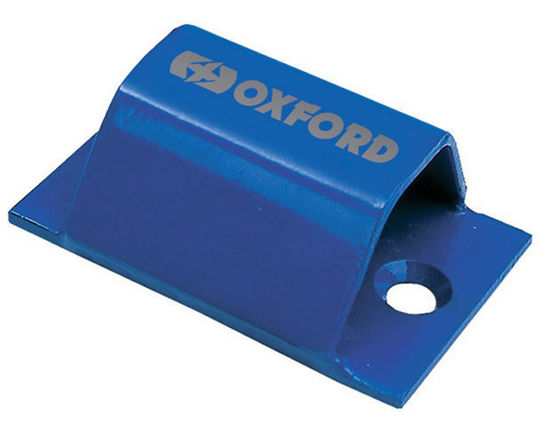 Obrazek Kotwa do betonu mocowana na dwie śruby Oxford BruteForce kolor niebieski LK397 (dla łańcuchów do 12 mm)