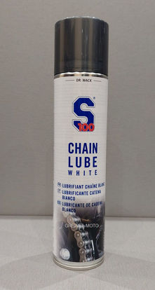 Obrazek S100 Chain Lube White 400 ml biały smar do łańcucha S100 3450 White Chain Spray