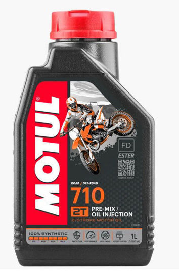 Obrazek Motul 710 2T 1L olej syntetyczny olej silnikowy