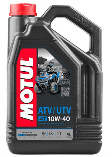 Obrazek Motul ATV UTV 10W40 4L 4T olej mineralny olej silnikowy