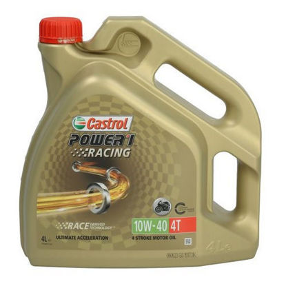 Obrazek Castrol Power 1 Racing 10W40 4L 4T olej syntetyczny olej silnikowy