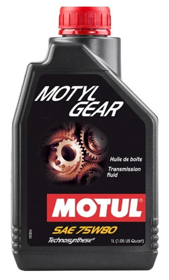 Obrazek Motul MOTYLGEAR 75W80 1L półsyntetyczny olej przekładniowy GL-5