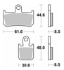 Obrazek 839HS Klocki hamulcowe SBS 839 HS sinter kolor złoty YAMAHA YZF-R1 07-14, MT-01 07-, V-Max 09-