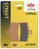 Obrazek 877HS Klocki hamulcowe SBS 877 HS sinter kolor złoty KTM 125 Duke 11-, RC 125 14-, 200 Duke 12-, RC 200 14-, 390 Duke 13-, RC 390 14-