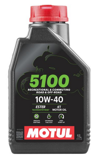 Obrazek Motul 5100 10W40 1L 4T Technosynthese Ester olej półsyntetyczny olej silnikowy